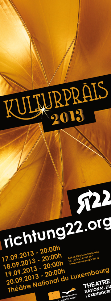 Plakat Kulturpräis 2013