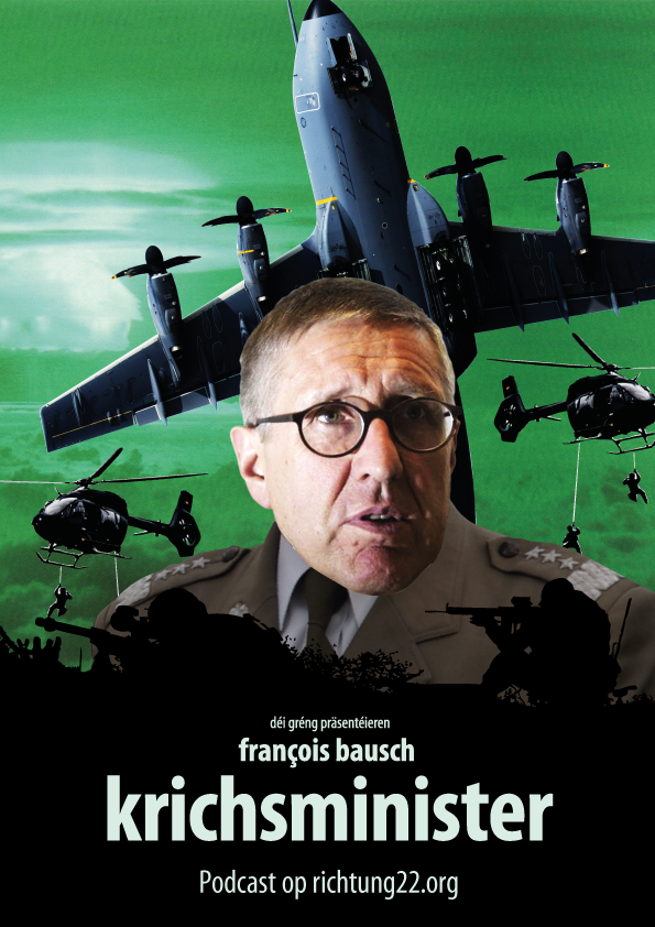 Plakat Krichsminister Bausch